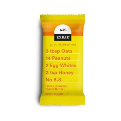 RX Bar A.M. Gluten Free Honey Cinnamon Peanut Butter Protein Bar, 1.9 oz., 12 Bars/Box (KEE00533)