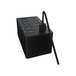 Sabrent 10-Port Desktop Smart USB Rapid Charger, Black (AX-TPCS)