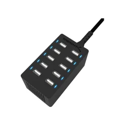 Sabrent 10-Port Desktop Smart USB Rapid Charger, Black (AX-TPCS)