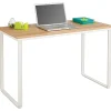 Safco® 47" Steel Table Desk, Beech/White ( 1943BHWH)