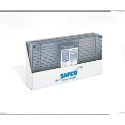 Safco Commercial Extra 2-Shelf Metal Shelf, 48", Black (5242BL)