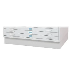 Safco 2-Drawer Flat File Cabinet Base, Specialty, White (4997WHR)