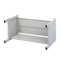 Safco® Facil Steel Flat File High Base, Medium, Light Gray