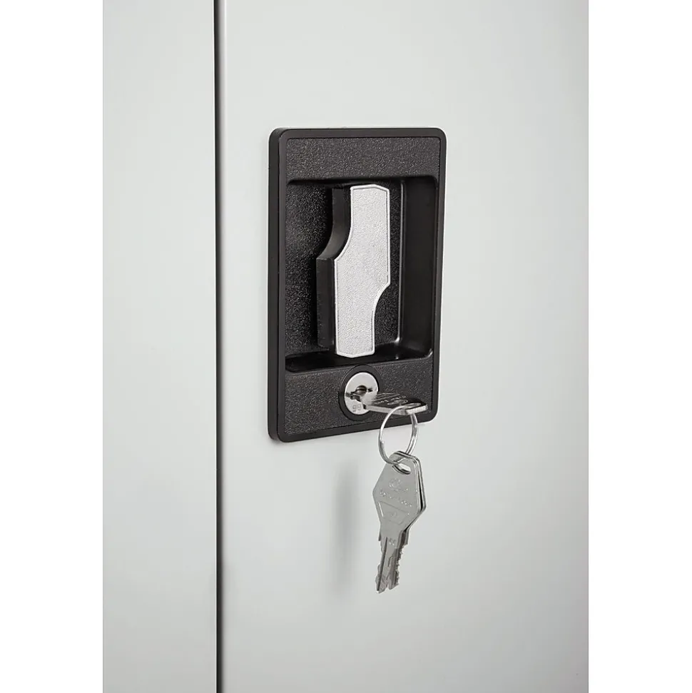 Safco 72"H Steel Storage Cabinet, Gray