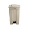 Safco Indoor Step Trash Can, Tan Plastic, 23 Gal. (9923TN)