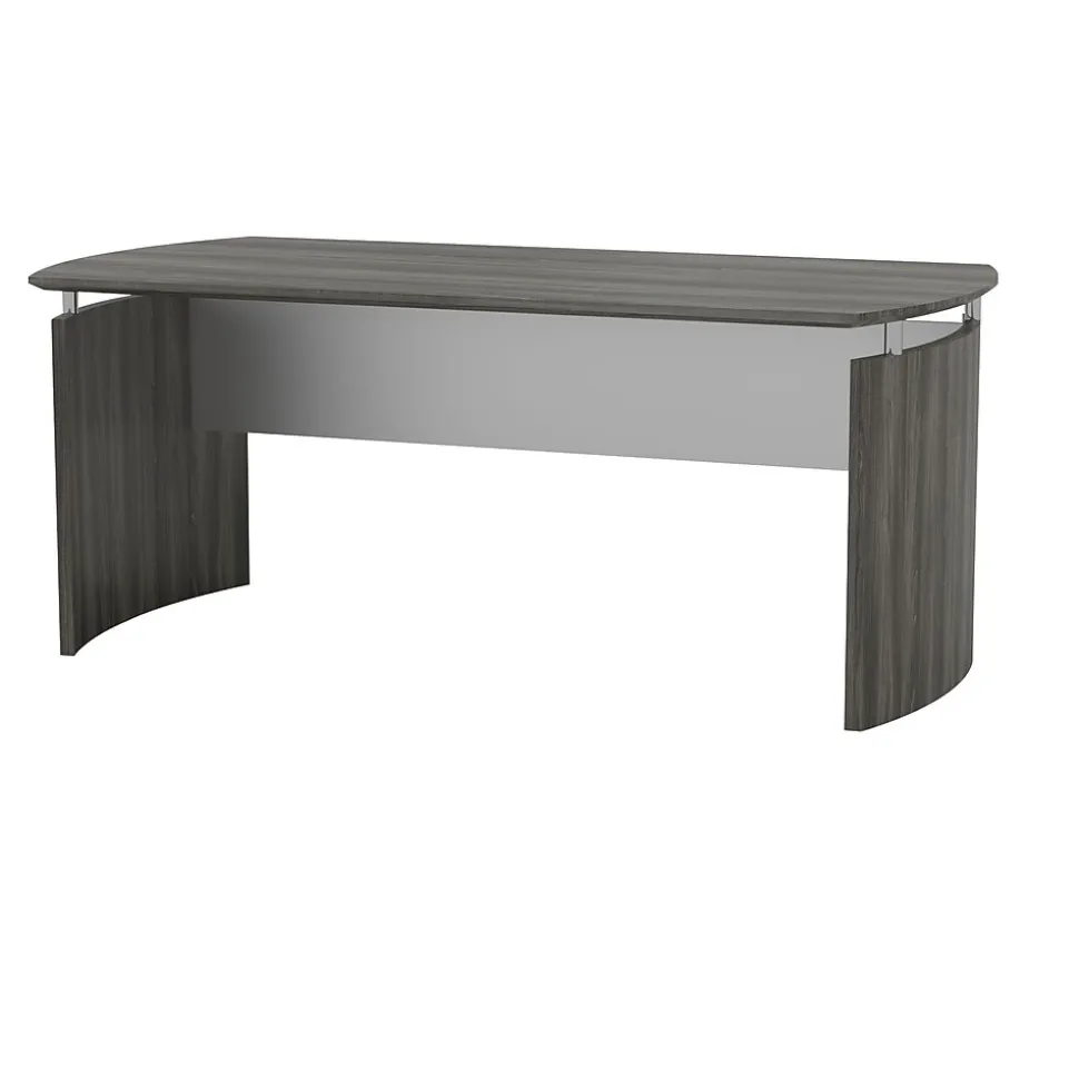 Safco Medina™ 72" Desk, Gray Steel, 29 1/2"H x 72"W x 36"D
