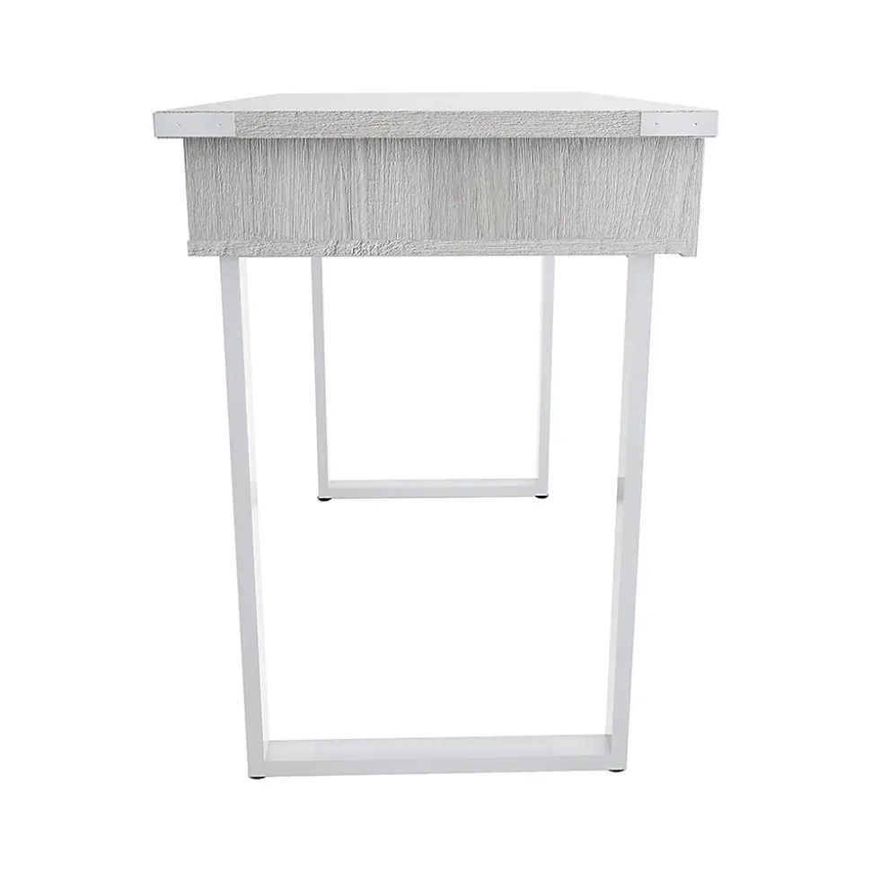 Safco Mirella SOHO 36"W Table Desk with Drawer, White Ash (5512WAH)