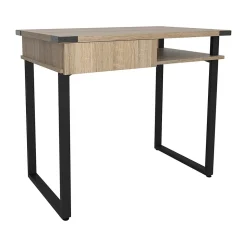 Safco Mirella SOHO 36"W Table Desk with Drawer, Sand Dune (5512SDD)