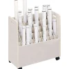Safco® Mobile Files, for Large Roll, Tube Size: 2-3/4x2-3/4", 50 Tubes/file