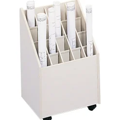 Safco® Mobile Files, for Small Roll, Tube Size: 2-3/4x2-3/4", 20 Tubes/file