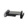 Safco Onyx Monitor Stand, Adjustable, Black (2159BL)