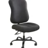 Safco Optimus Fabric Computer and Desk Chair, Black (3590BL)