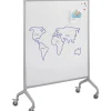 Safco® Rumba™ Whiteboard Collaboration Screen, 42" x 16" x 54", White/Gray (2015WBS)