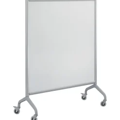 Safco® Rumba™ Whiteboard Collaboration Screen, 42" x 16" x 54", White/Gray (2015WBS)