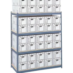 Safco Shelves for Archival Shelving , 69", Wood, 4/Pack (5261)