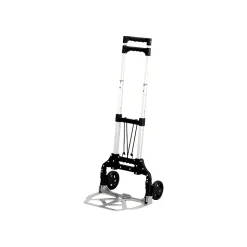 Safco Stow and Go Cart Hand Truck, 110 lbs., Black (4049NC)