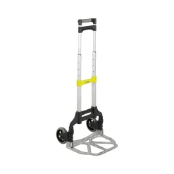 Safco Stow and Go Cart Hand Truck, 110 lbs., Black (4049NC)