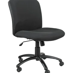 Safco Uber Fabric Computer and Desk Chair, Black (3491BL)