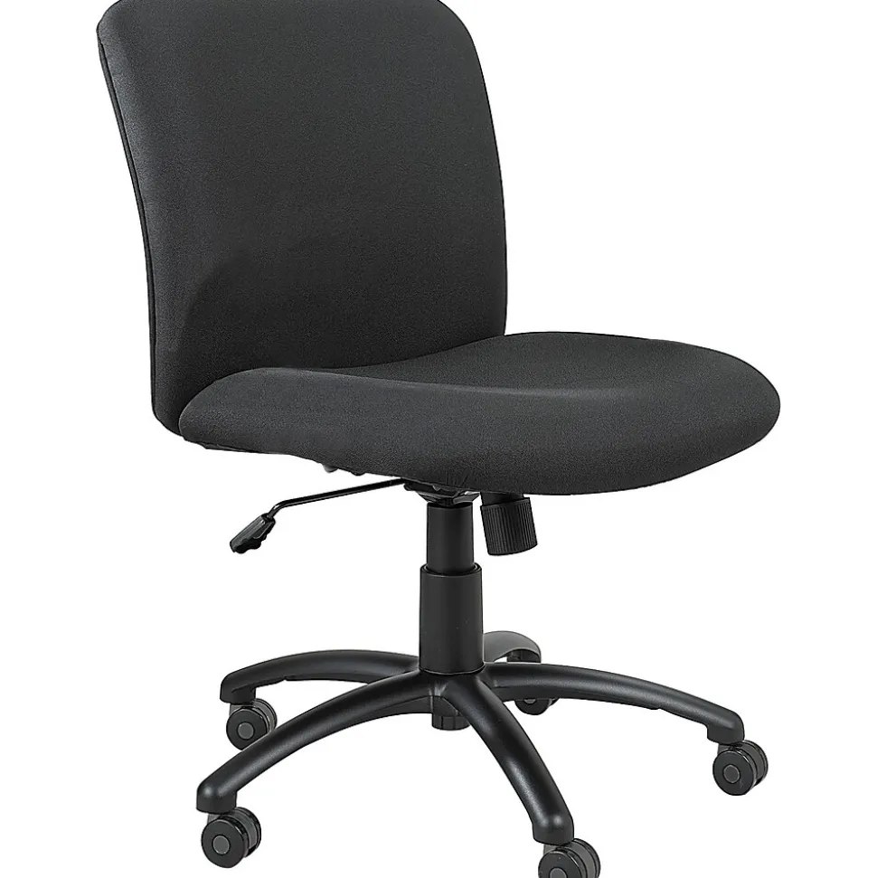 Safco Uber Fabric Computer and Desk Chair, Black (3491BL)