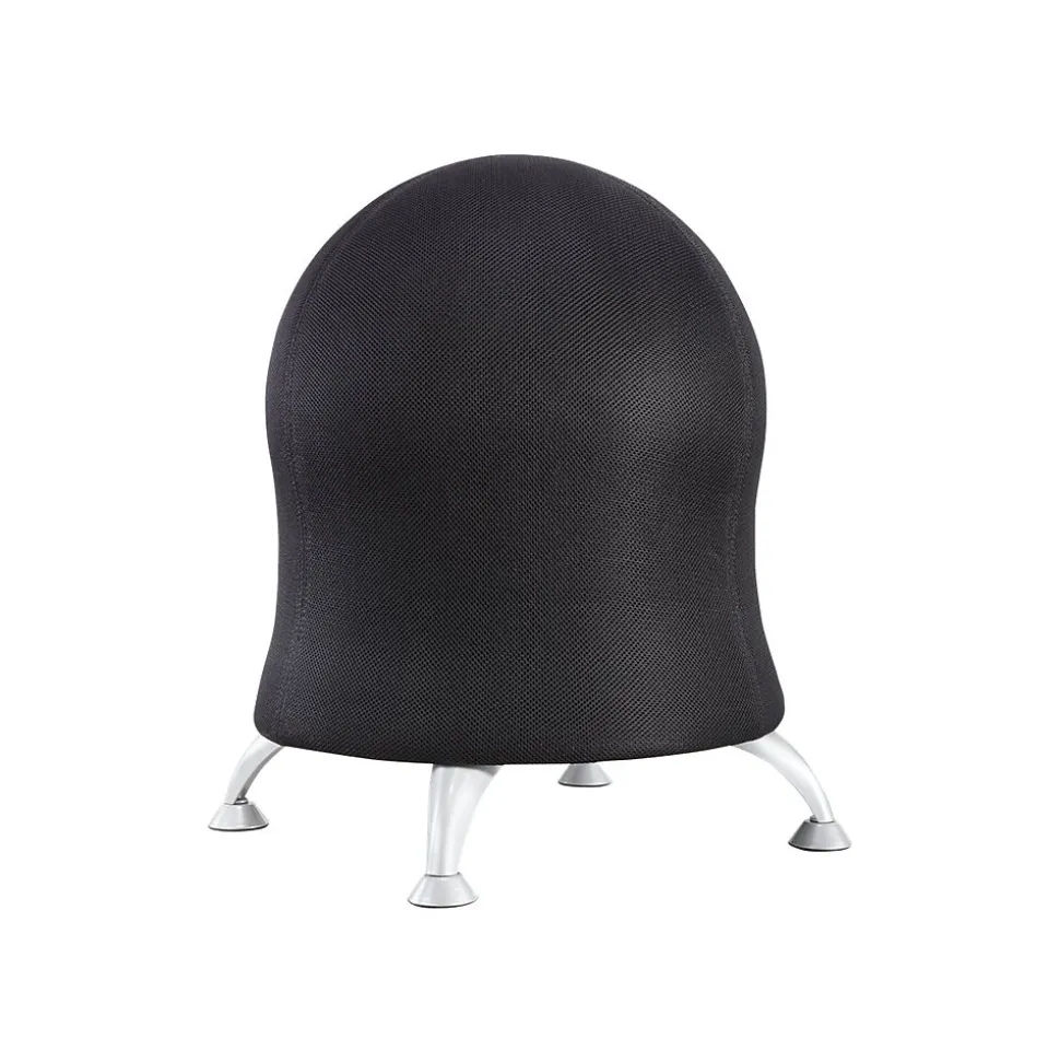 Safco Zenergy Polyester Ball Chair, Black (BT508BK)