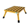 Safety Step Large Folding Aluminum Step, 100lb. (F-08C-Y)