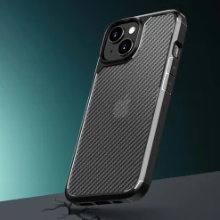 SaharaCase Anti-Slip MagSafe Phone Case for iPhone 15, Shock Absorbing, Black (CP00439)