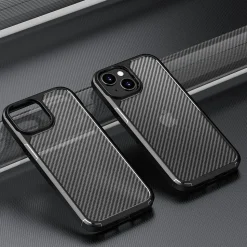 SaharaCase Anti-Slip MagSafe Phone Case for iPhone 15 Plus, Shock Absorbing, Black (CP00448)