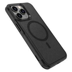 SaharaCase Armor Series Hard Shell Case, Tempered Glass Screen, Camera Protector for iPhone 15 Pro Max, Black (CP482ZD128ZD131)