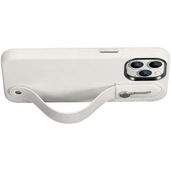 SaharaCase FingerGrip MagSafe Phone Case for iPhone 15 Pro Max, Shock Absorbing, White (CP00479)