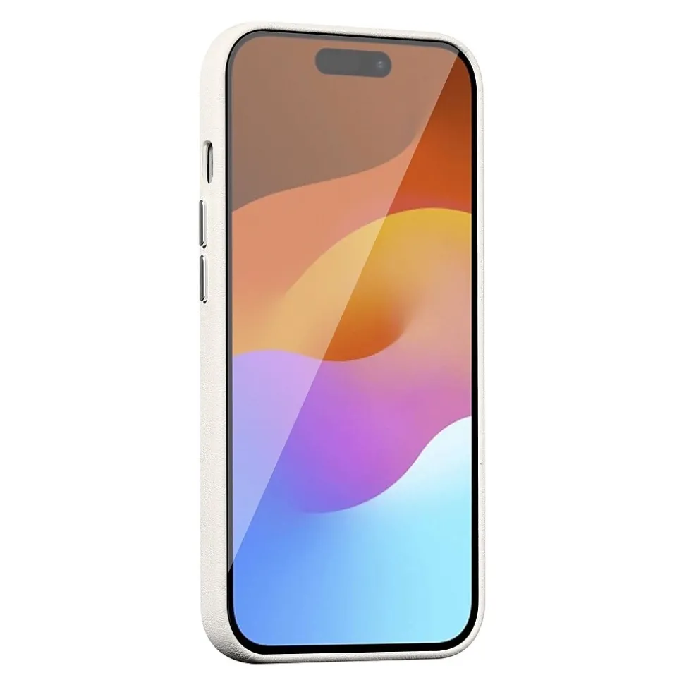 SaharaCase FingerGrip MagSafe Phone Case for iPhone 15 Pro, Shock Absorbing, White (CP00466)