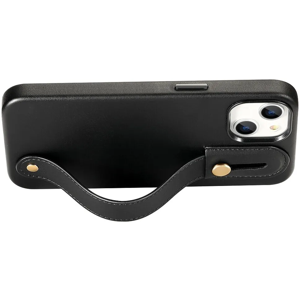 SaharaCase FingerGrip MagSafe Phone Case for iPhone 15, Shock Absorbing, Black (CP00443)