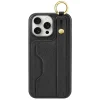 SaharaCase FingerGrip MagSafe Phone Case for iPhone 15 Pro Max, Shock Absorbing, Black (CP00484)