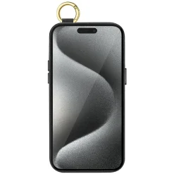 SaharaCase FingerGrip MagSafe Phone Case for iPhone 15 Pro Max, Shock Absorbing, Black (CP00484)