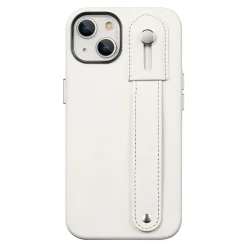 SaharaCase FingerGrip MagSafe Phone Case for iPhone 15 Plus, Shock Absorbing, White (CP00453)