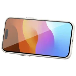 SaharaCase FingerGrip MagSafe Phone Case for iPhone 15 Plus, Shock Absorbing, White (CP00453)