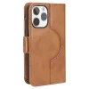 SaharaCase Folio Wallet MagSafe Phone Case for iPhone 15 Pro Max, Shock Absorbing, Brown (CP00481)