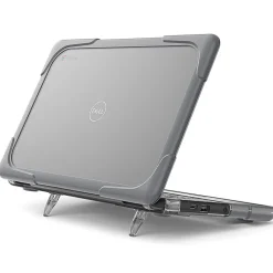 SaharaCase Hard Shell Laptop Case for Dell Chromebook, Gray/Clear (LT00054)