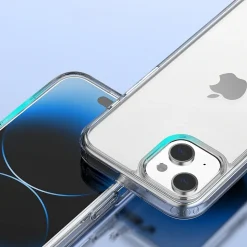 SaharaCase Hybrid-Flex Hard Shell MagSafe Phone Case for iPhone 15 Plus, Shock Absorbing, Clear (CP00447)