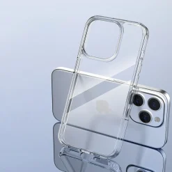 SaharaCase Hybrid-Flex Hard Shell MagSafe Phone Case for iPhone 15 Pro, Shock Absorbing, Clear (CP00456)