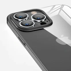 SaharaCase Hybrid-Flex Hard Shell MagSafe Phone Case for iPhone 15 Pro Max, Shock Absorbing, Black (CP00471)