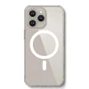 SaharaCase Hybrid-Flex Hard Shell MagSafe Case for iPhone 15 Pro Max, Shock Absorbing, Clear (CP00472)