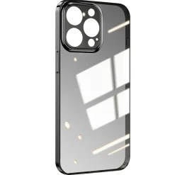 SaharaCase Hybrid-Flex Hard Shell Case, Tempered Glass Screen, Camera Protector for iPhone 15 Pro Max, Clear (CP471ZD128ZD131)