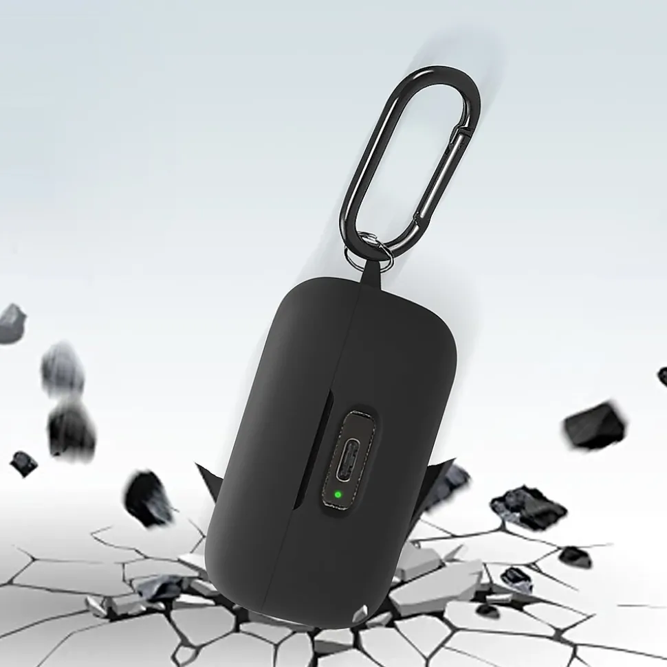 SaharaCase Venture Silicone Case for MOMENTUM True Wireless 4 Earbuds, Black (HP00131)