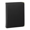 Samsill Classic Collection Vinyl Padfolio, Black (15250)