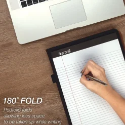 Samsill Faux Leather Padfolio, Tan/Brown (SAM71656)