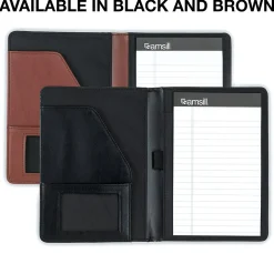 Samsill Junior Leather Portfolio Case, Tan (SAM71736)