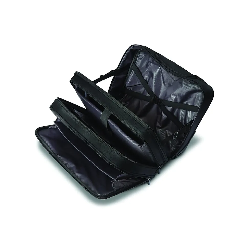 Samsonite Classic Business 2.0 15.6" Polyester Rolling Laptop Bag, Black (144296-1041)