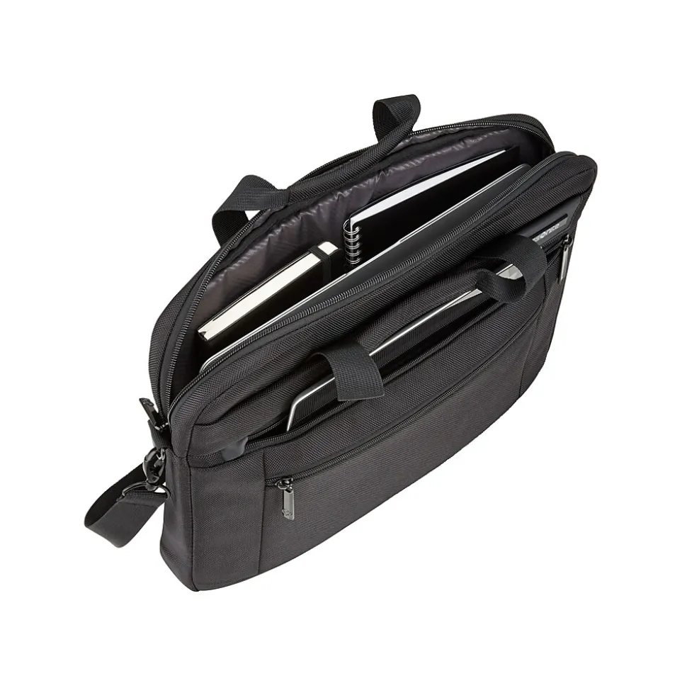 Samsonite Classic Business 2.0 15.6" Polyester Laptop Bag, Black (141276-1041)