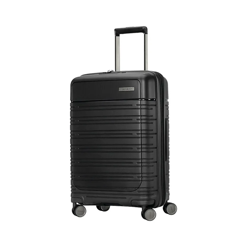 Samsonite Elevation Plus 23" Hardside Carry-On Suitcase, 4-Wheeled Spinner, TSA Checkpoint Friendly, Triple Black (142910-2620)