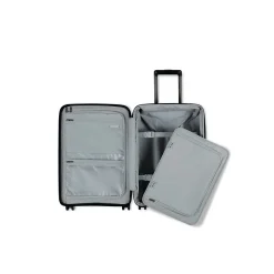 Samsonite Elevation Plus 23" Hardside Carry-On Suitcase, 4-Wheeled Spinner, TSA Checkpoint Friendly, Triple Black (142910-2620)